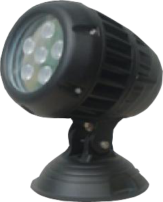 Outdoor-Spiess-Spot-RGB (18  Watt, D-86 x 99 mm +SP175 mm)